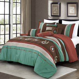 Aulani 7 Pieces Comforter Set (size: QUEEN)